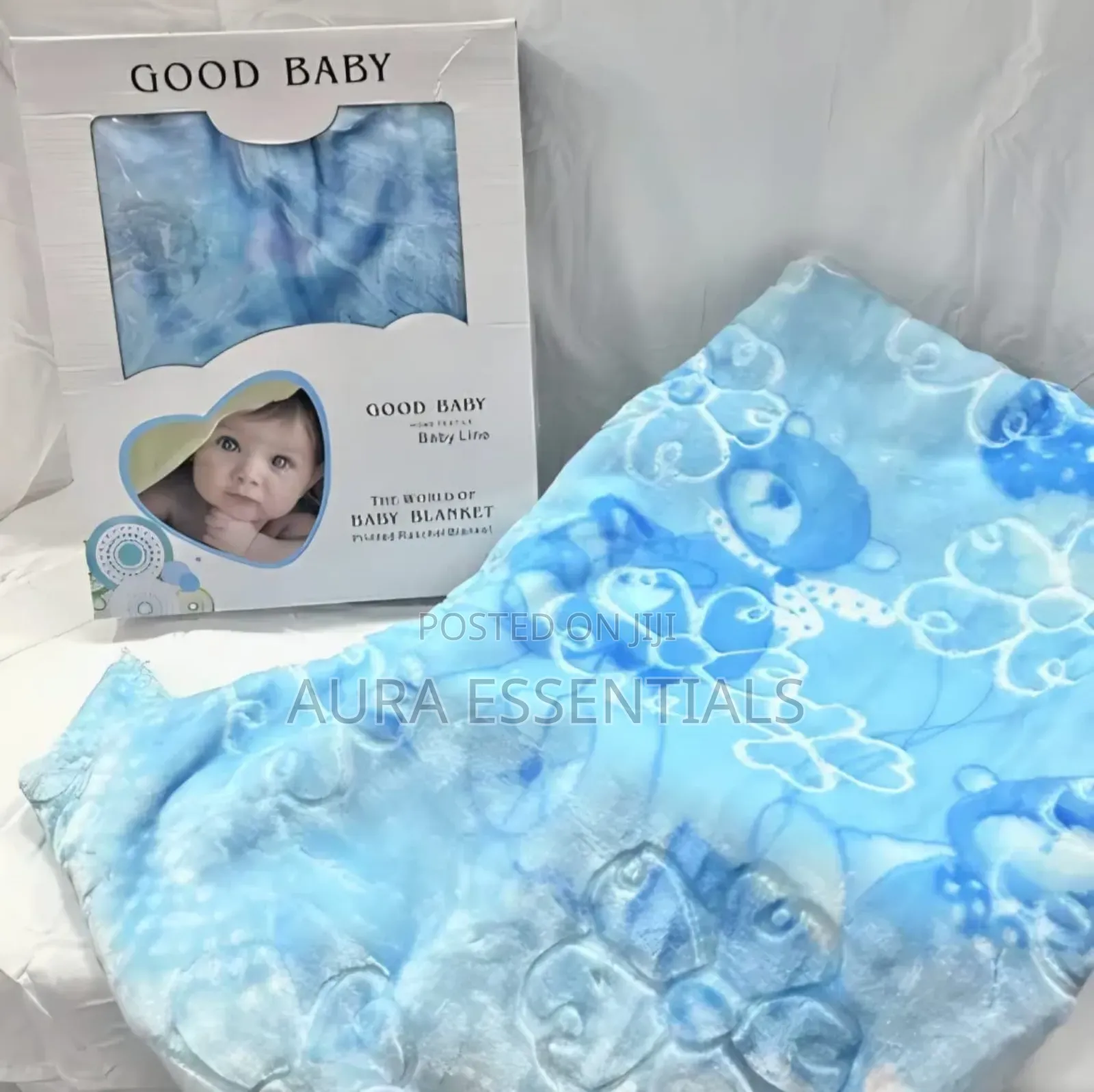 Good Baby Knitted Raschel Baby Blanket
