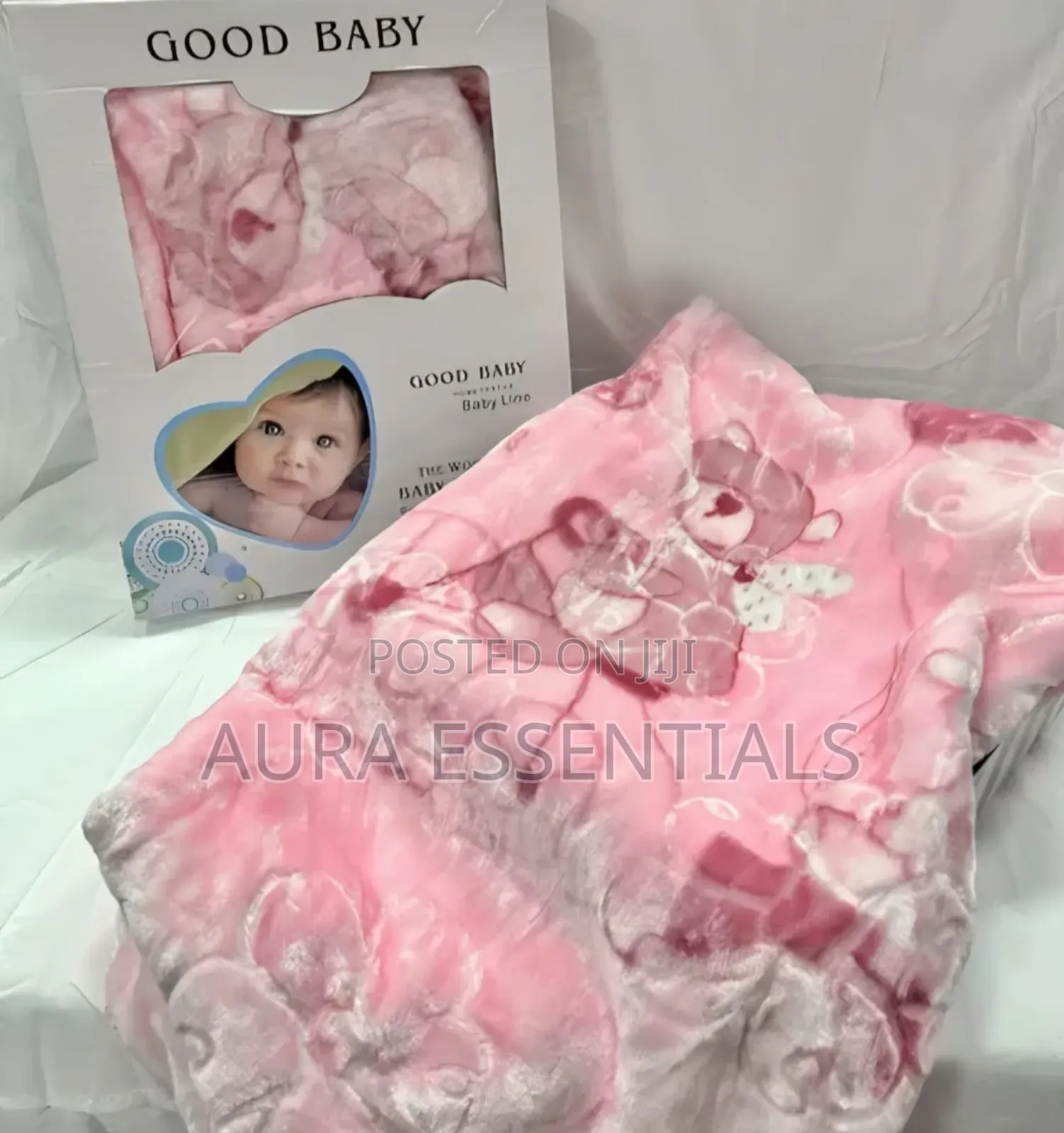 Good Baby Knitted Raschel Baby Blanket