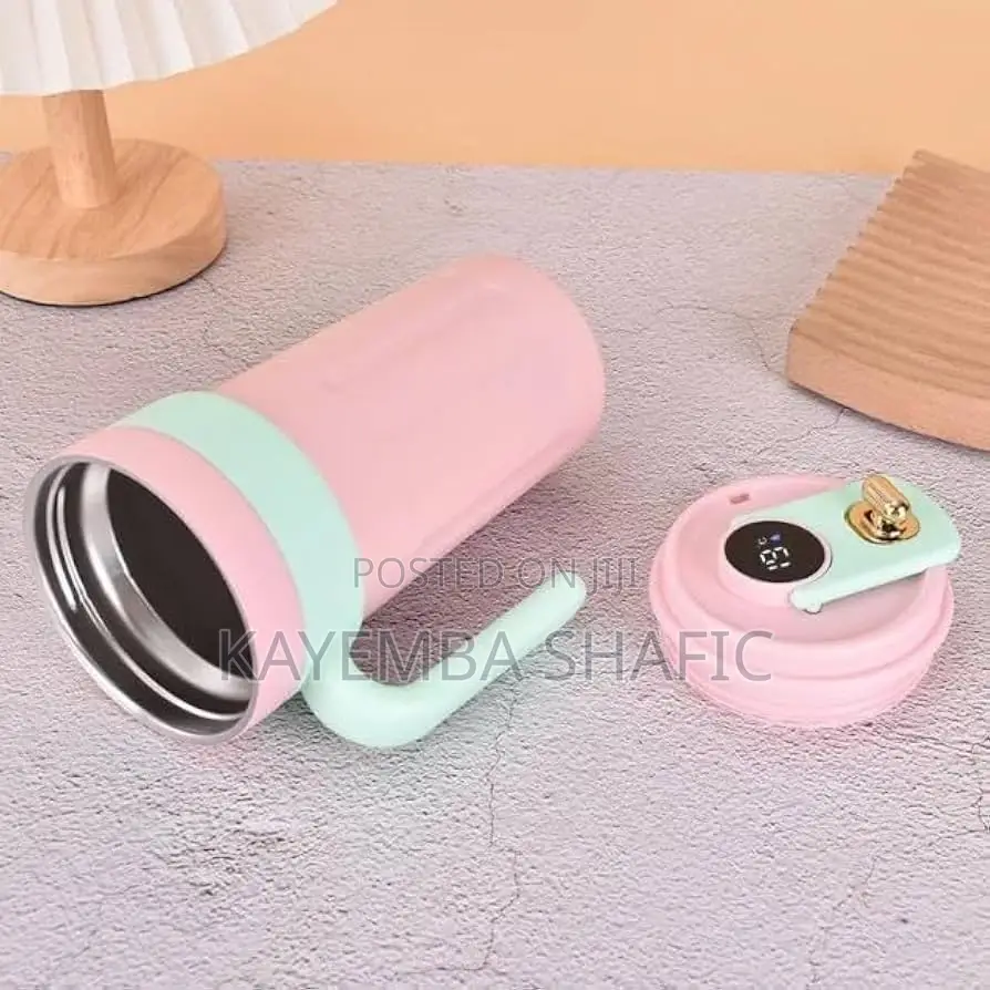 Smart Led Insulated Coffee Mug With Temperature Display Handle