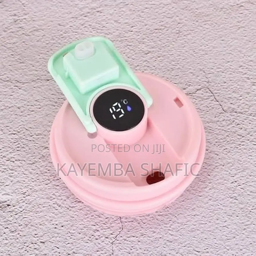 Smart Led Insulated Coffee Mug With Temperature Display Handle