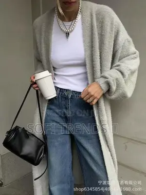 Ladies Long Cardigan