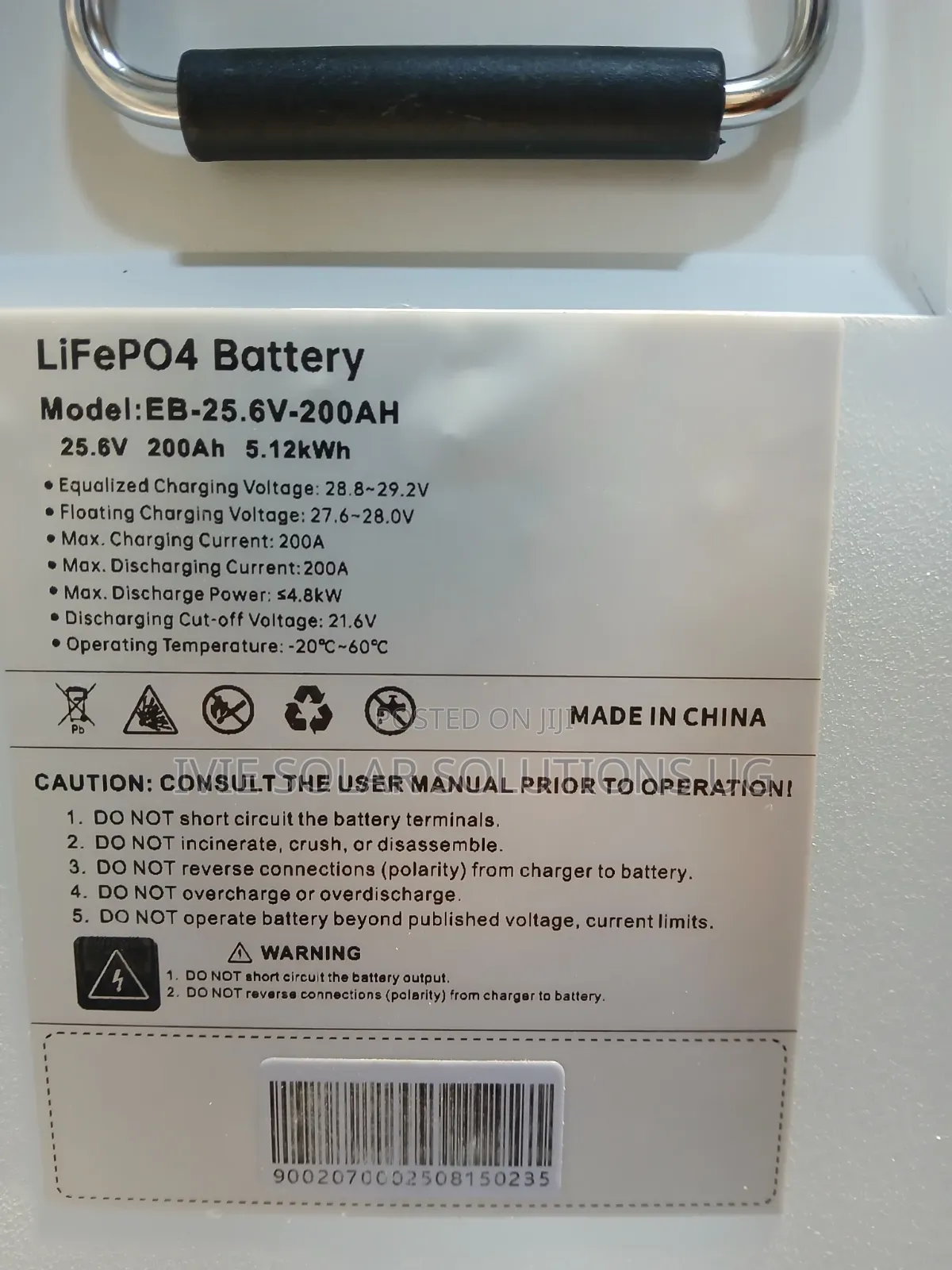 Sumry 5kwh 24v 200ah Lithium Battery