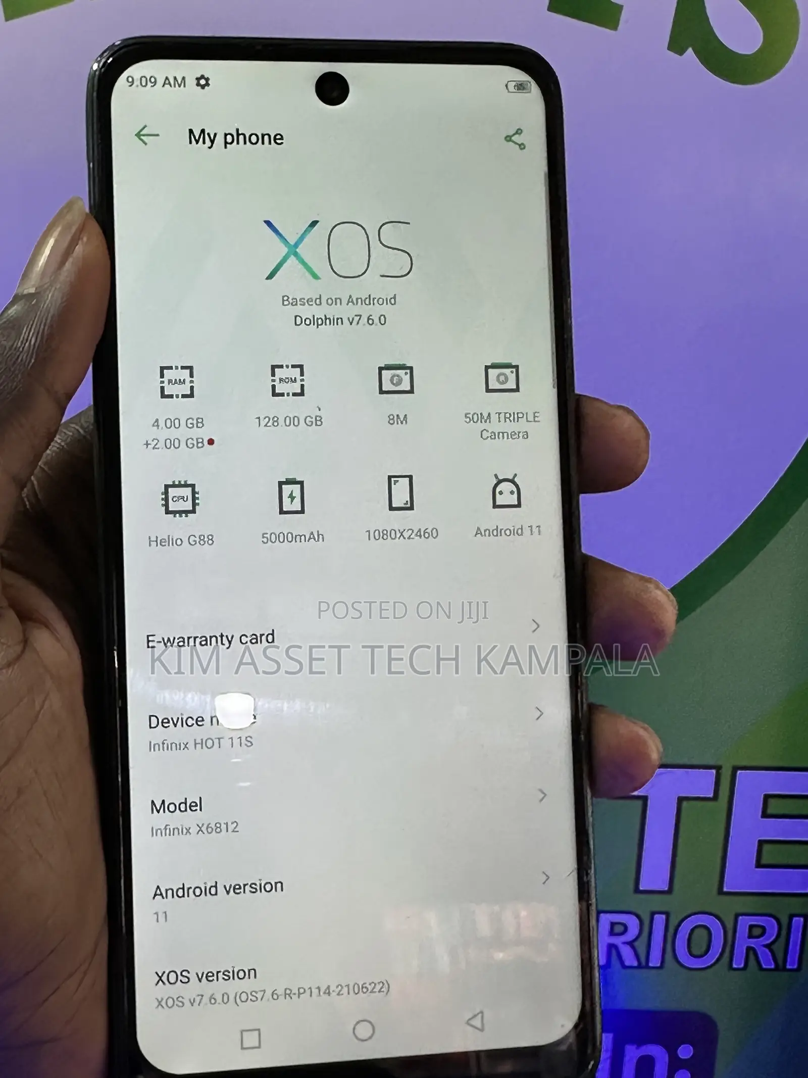 Infinix Hot 11s 128 GB Green