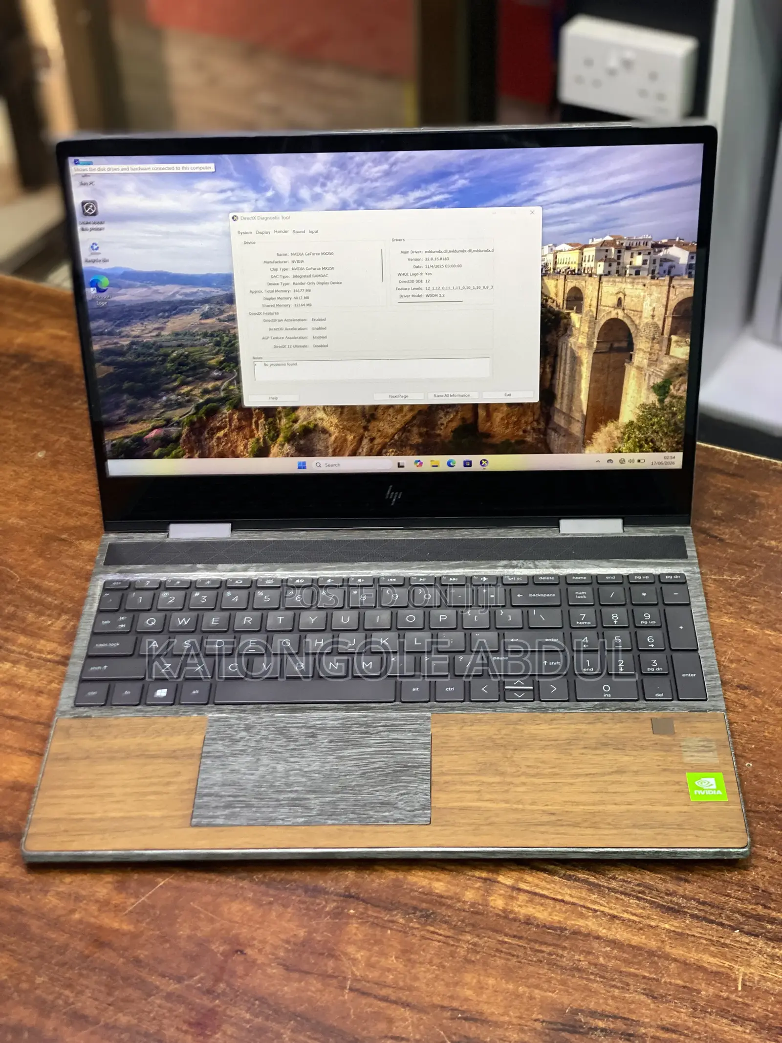 New Laptop HP Envy 15 24GB Intel Core i5 SSD 512GB
