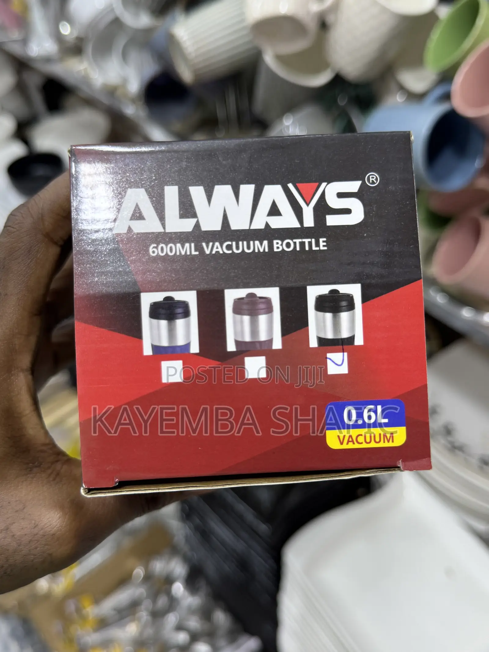Always 600ml Vacuum Travel Mug - Stainless Steel