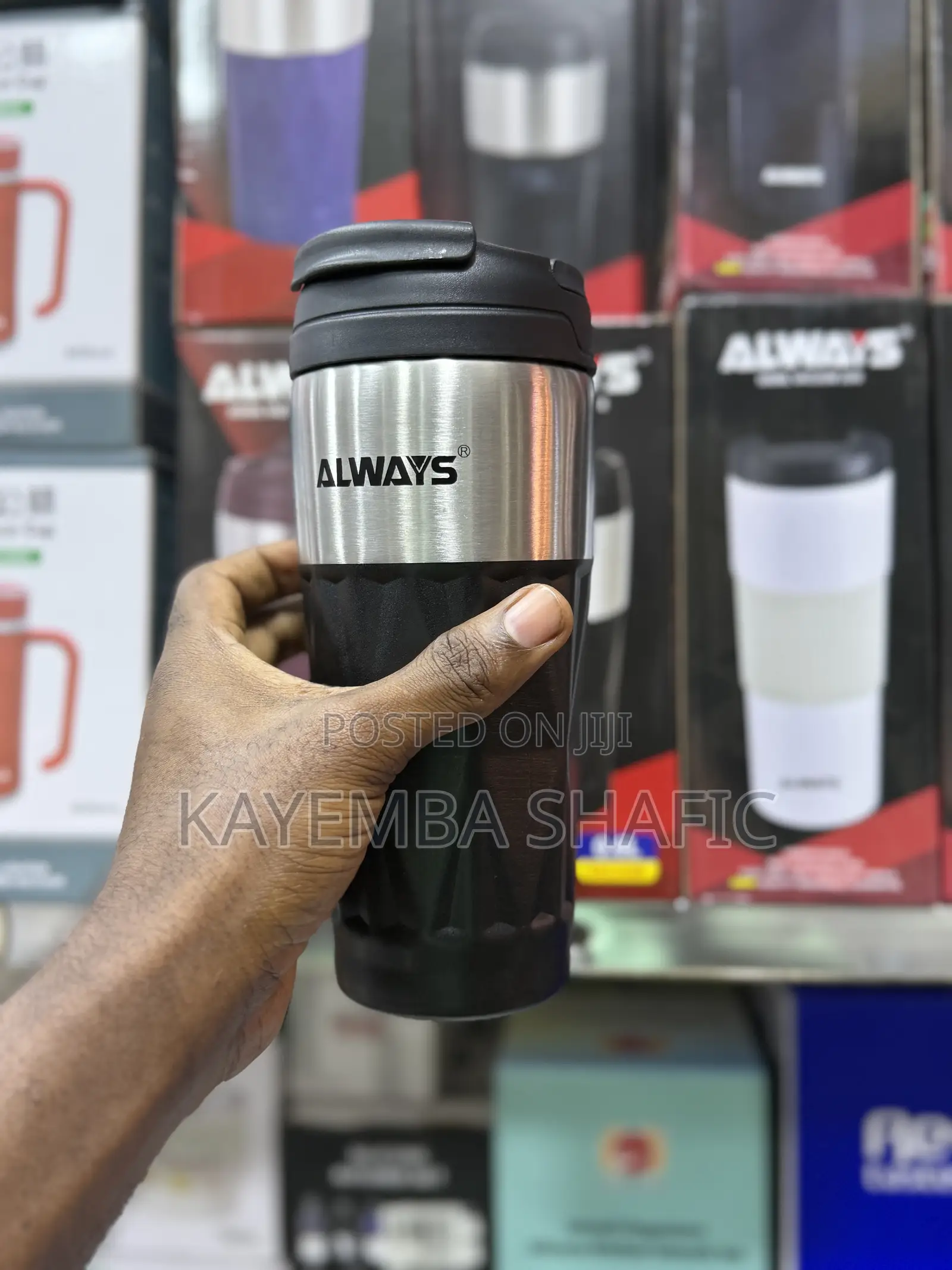 Always 600ml Vacuum Travel Mug - Stainless Steel