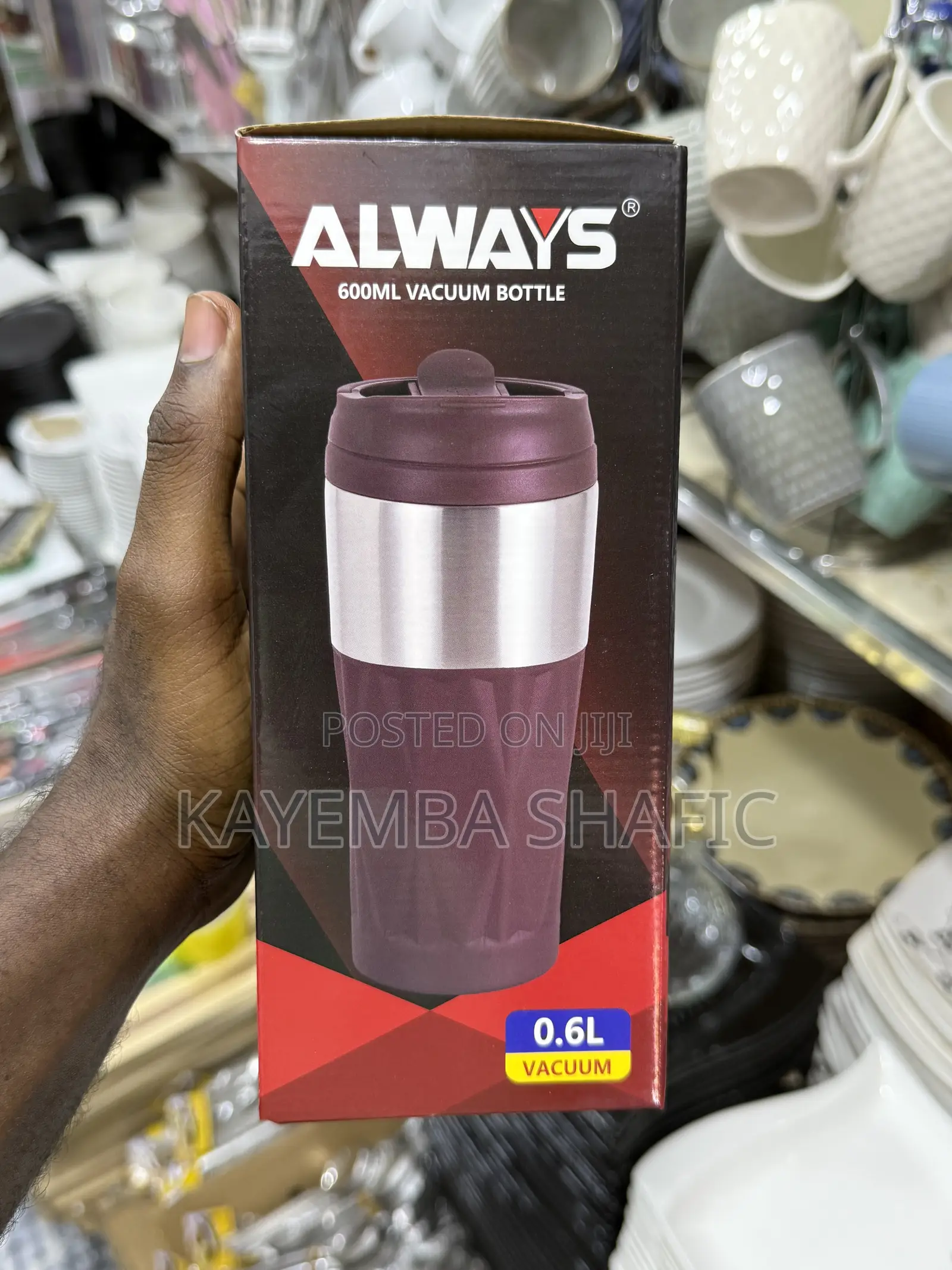 Always 600ml Vacuum Travel Mug - Stainless Steel