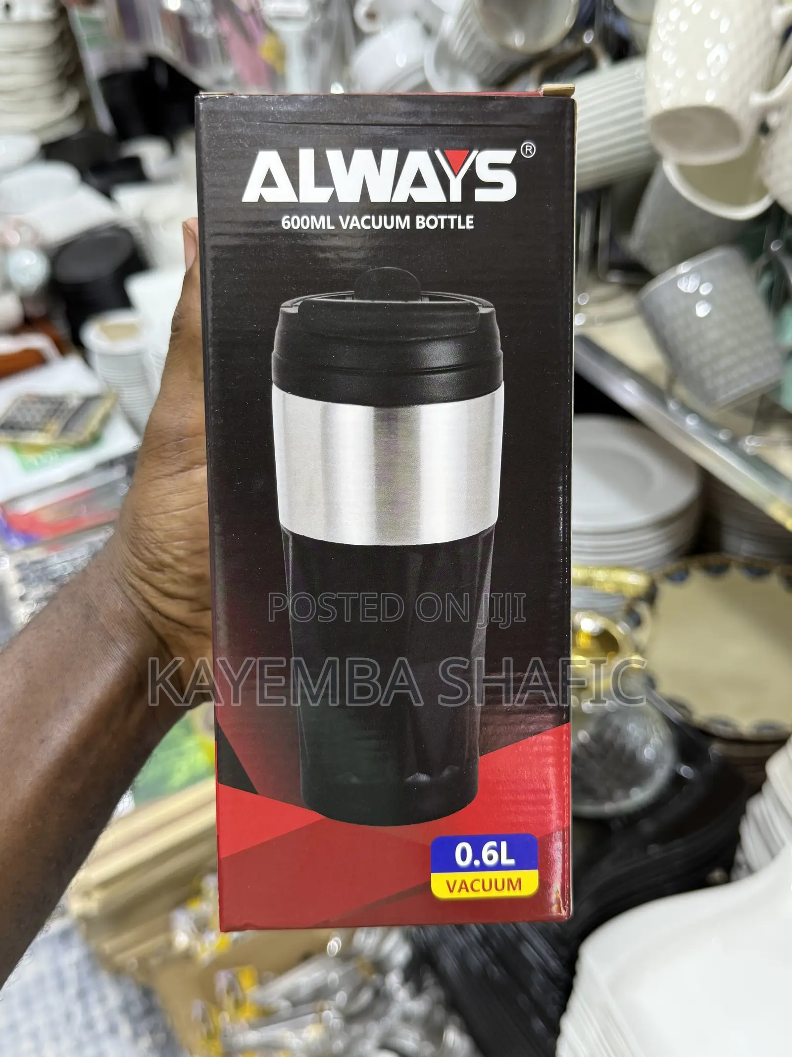 Always 600ml Vacuum Travel Mug - Stainless Steel