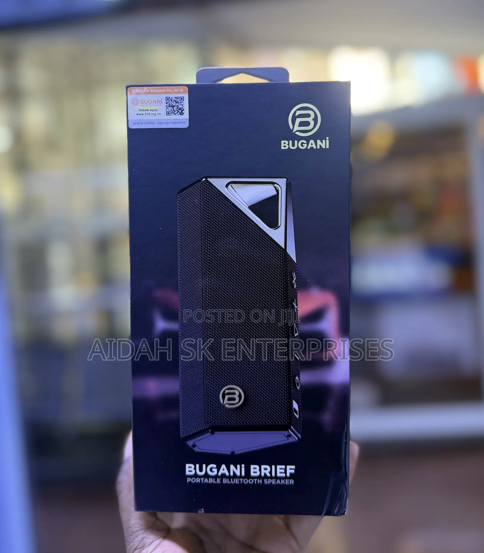 Bugani Brief – Compact Portable Bluetooth Speaker
