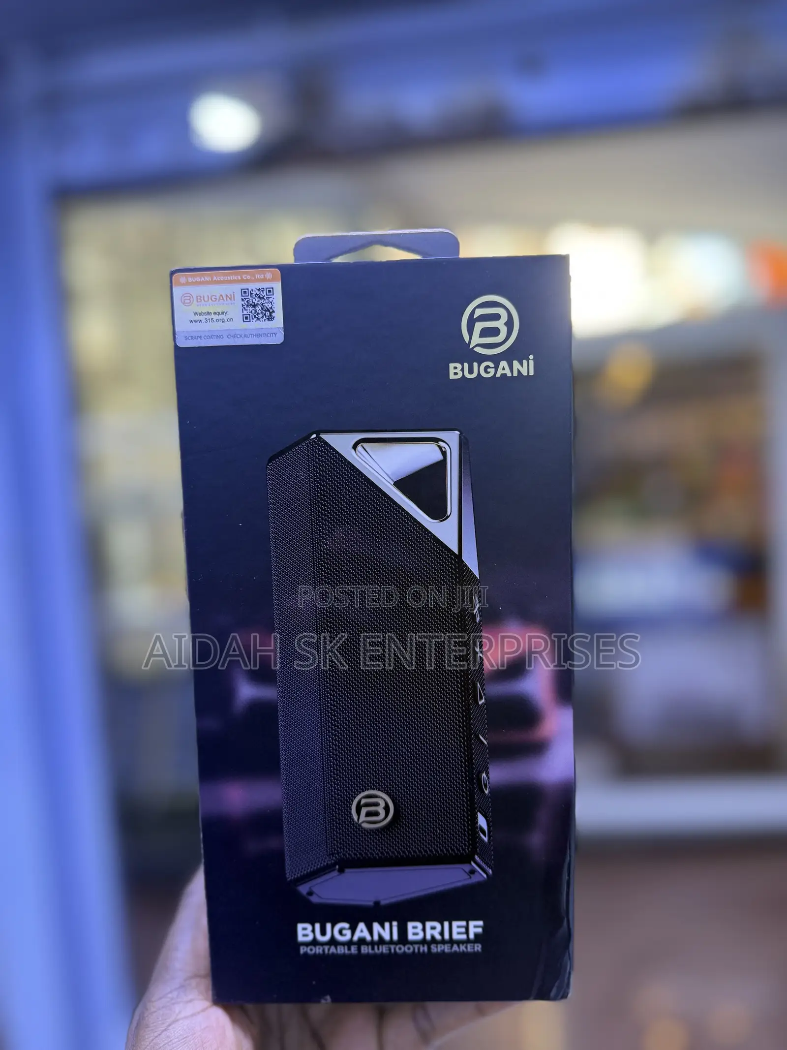 Bugani Brief – Compact Portable Bluetooth Speaker