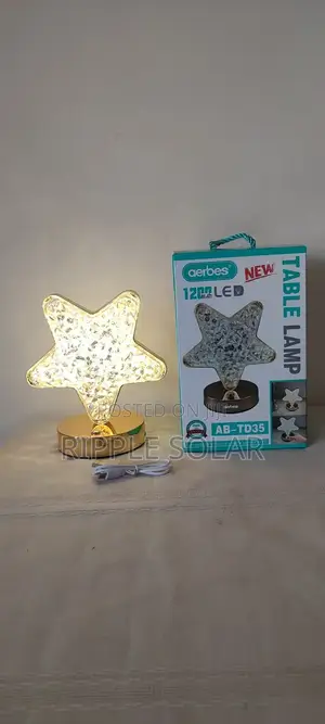 Aerbes Ab-Td35 Led Table Lamp Rechargeable Star Crystal Night Light