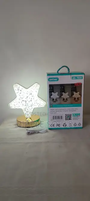 Aerbes Ab-Td35 Led Table Lamp Rechargeable Star Crystal Night Light