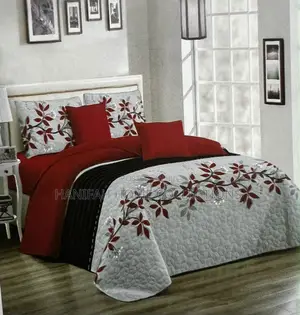 Ruby Blossom Bedspread