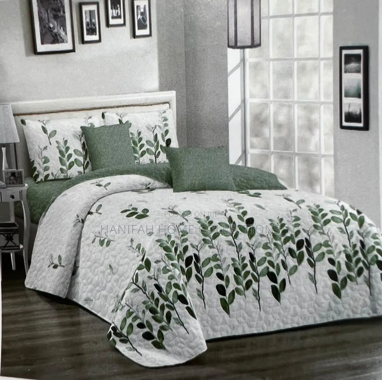 Green Leaf Garden Bedspread