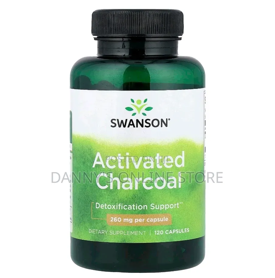 Activated Charcoal, 260mg, 120 Capsules.