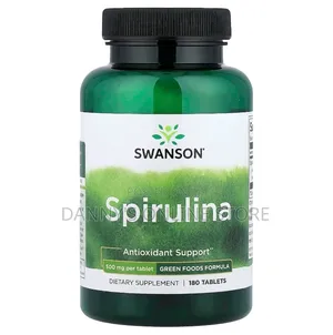 Spirulina, 500mg, 180 Tablets.