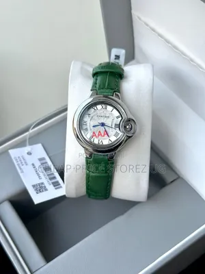 Ladies Watch Cartier Leather Straps Women's Watch