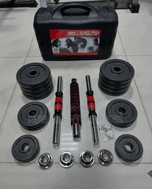 Dumbbells 30kg Set With Connector