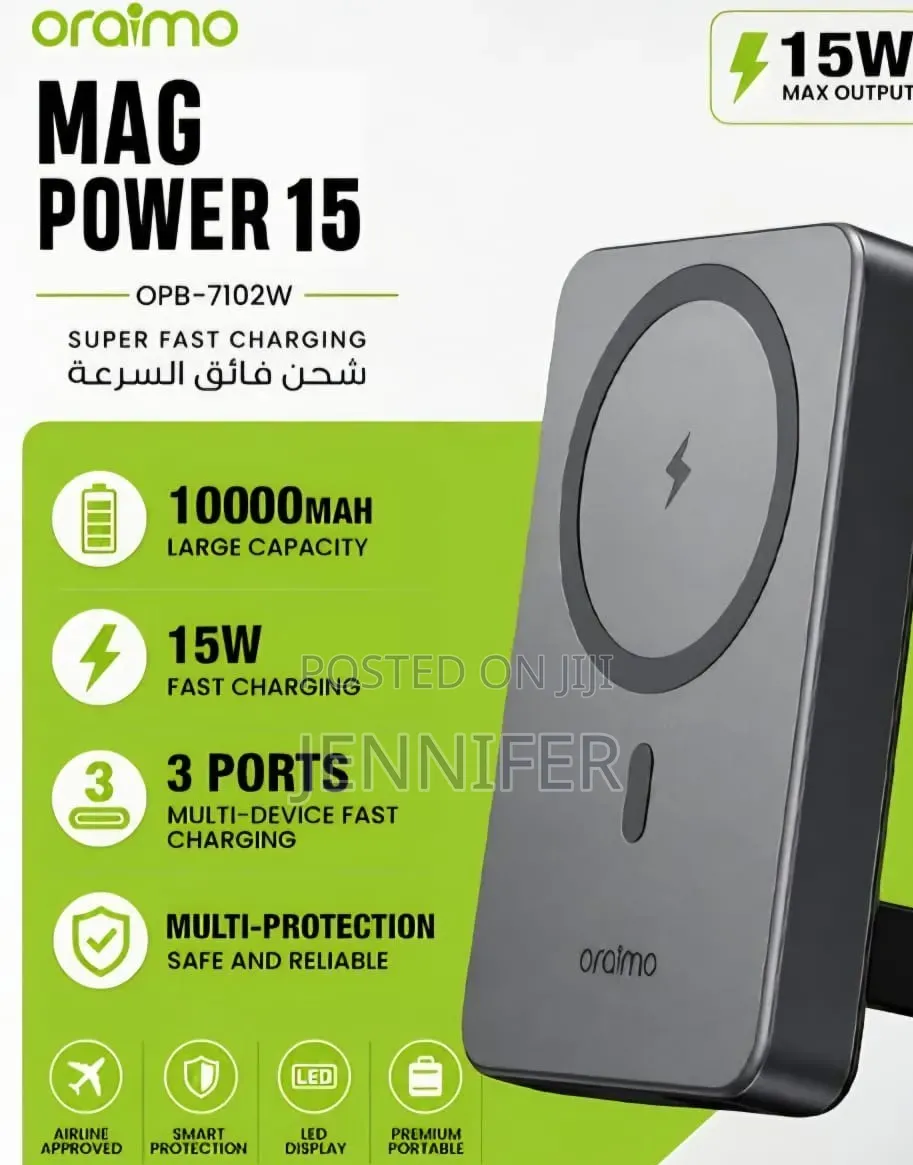 Oraimo Magpower 15 Wireless Power Bank