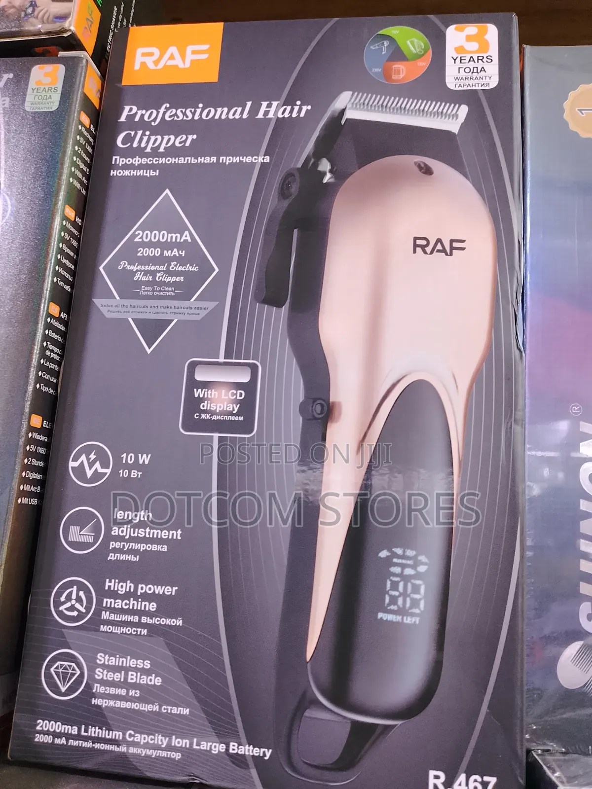 Raf Rechargeable,Wireless Hair Clipper