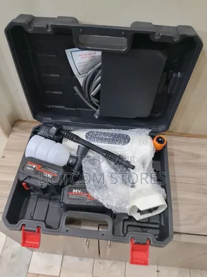 Portable Cordless High-Pressure Car Wash Water Gun 2 Batteries.