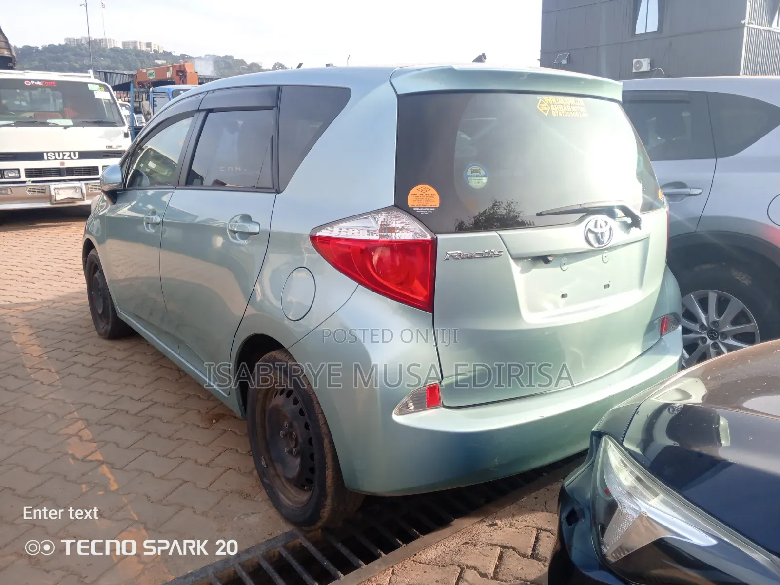 Toyota Ractis 2012 Gray