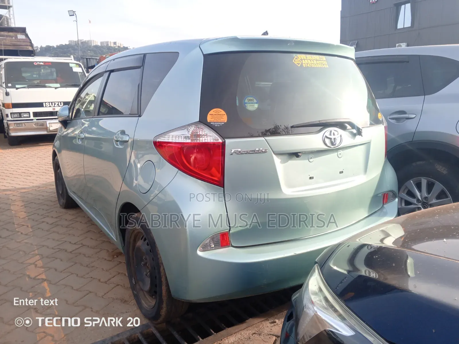 Toyota Ractis 2012 Gray