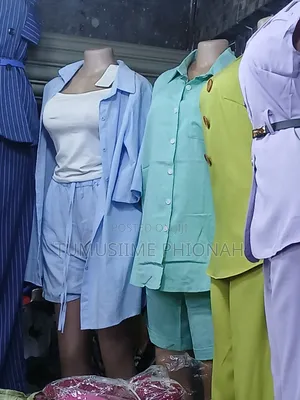 Two Piece Linen Clothes