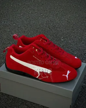 Puma Speedcat Og Whisp of Red, Black, Pink - Puma White