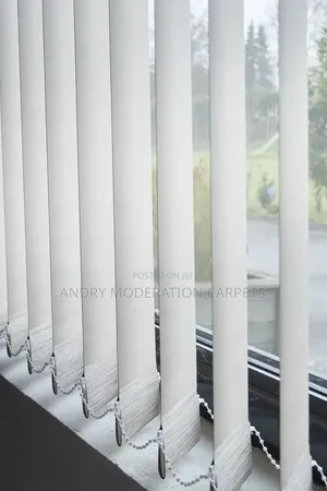 LXX Vertical White Office Blind Curtains