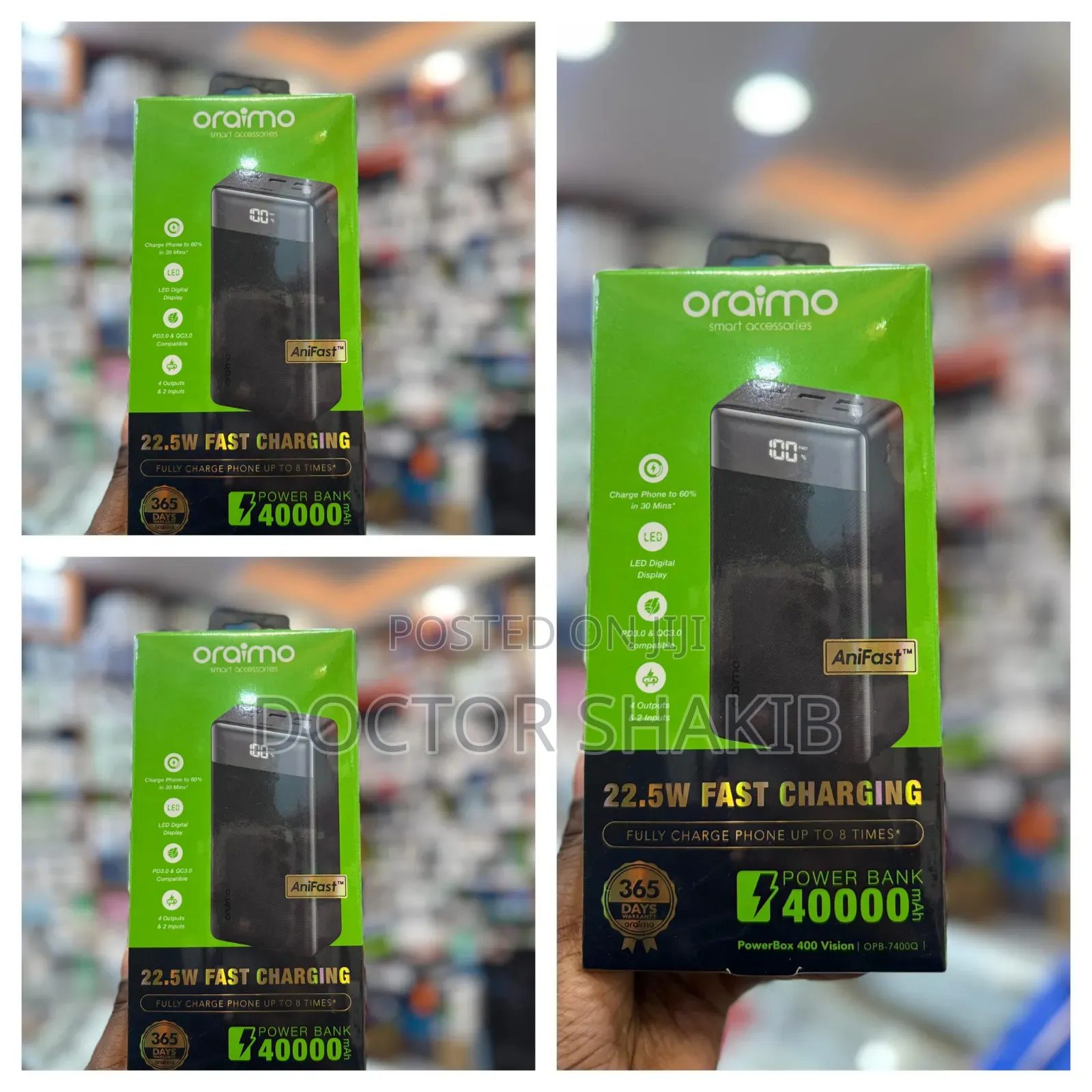 Oraimo Powerbox 400 Vision Power Bank