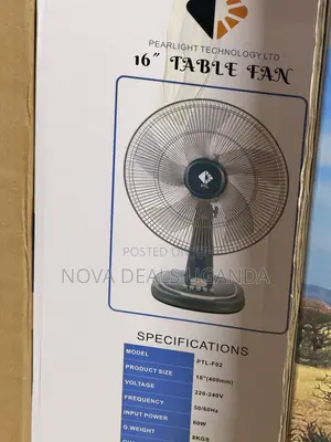 PTL 16” Table Fan 3speed Setting