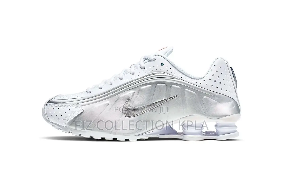 Nike Shox R4 White Silver