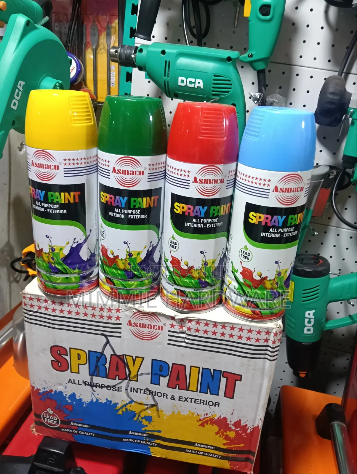 Red Spray Paint Asmaco