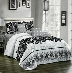 Silver Rose Bedspread