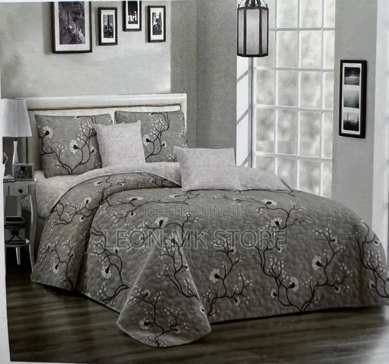 Midnight Blossom Bedspread