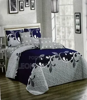 Imperial Purple Floral Bedspread