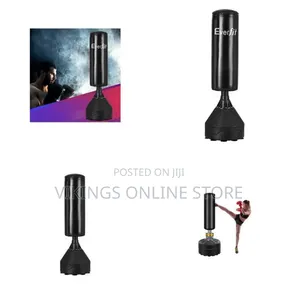 Heavy-Duty Pu Kickboxing Bag With Stand Pedestal Freestanding Punch
