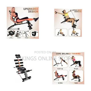 6-Pack Abs Abdominal Exerciser Full Body Workout Machine Abdominal