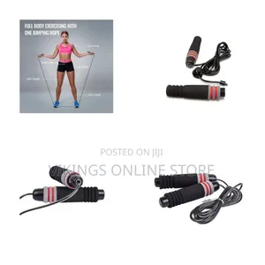 Jump Rope Professional Skipping Rope for Men Women Kids Adjustable