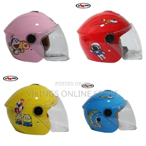 Kids Motorcycle Retro Half Helmet Cute Boys Girls Open Face Vespa