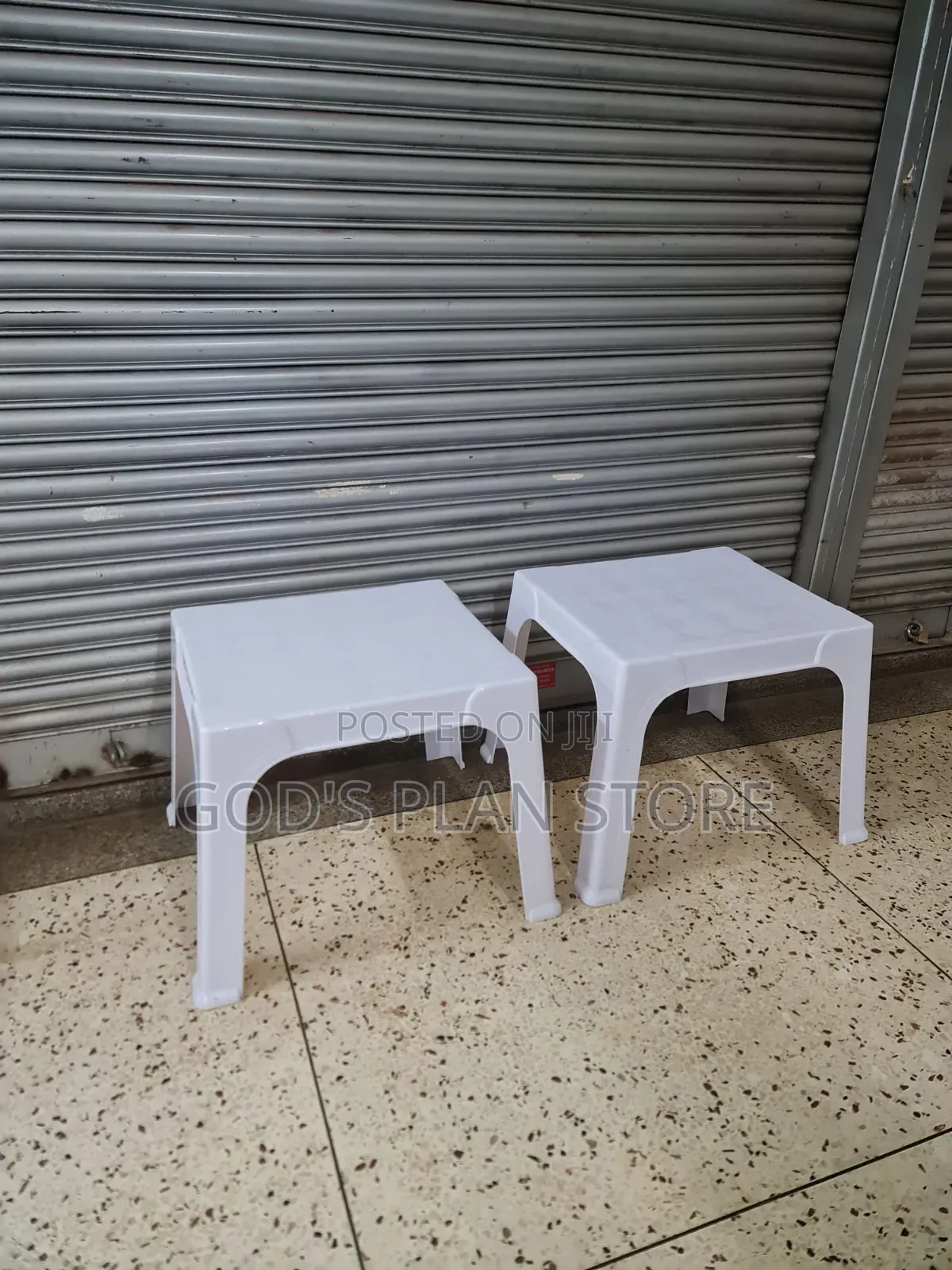 8008 Coffee Plastic Table Plastic Table (White)