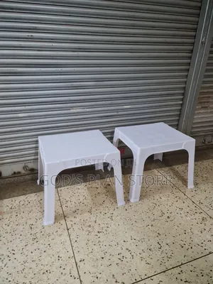 8008 Coffee Plastic Table Plastic Table (White)