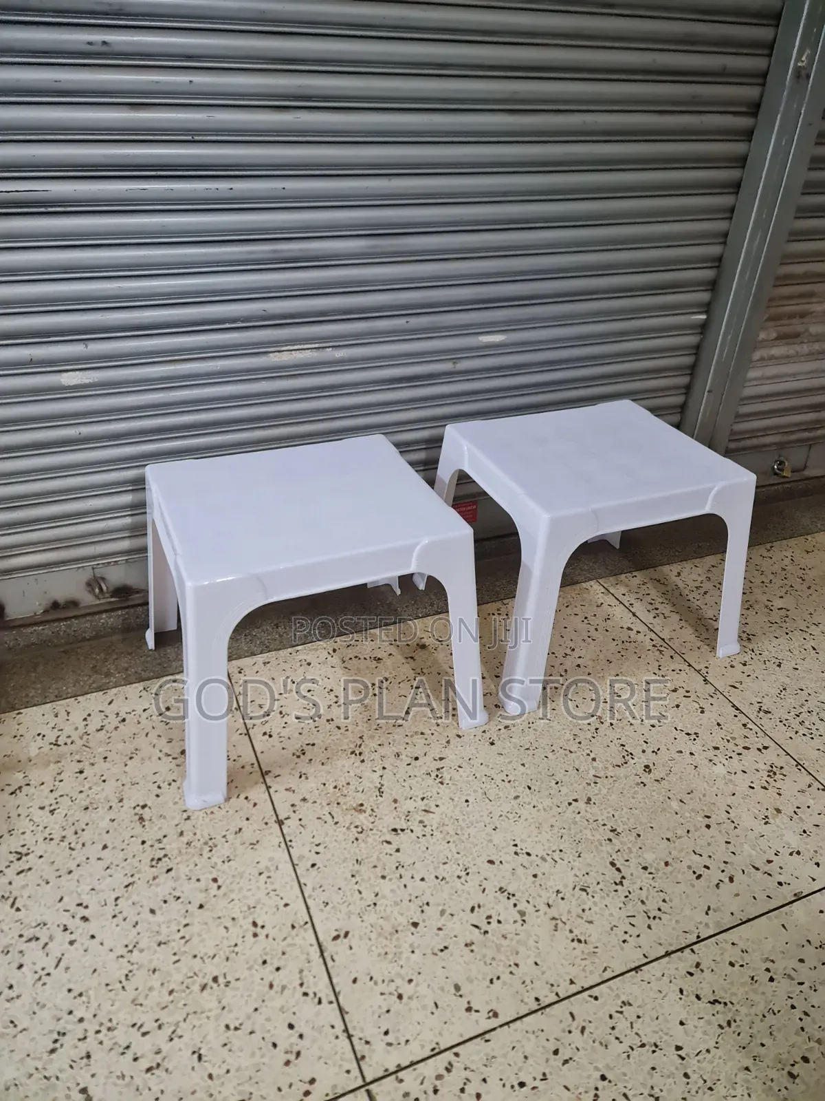 8008 Coffee Plastic Table Plastic Table (White)