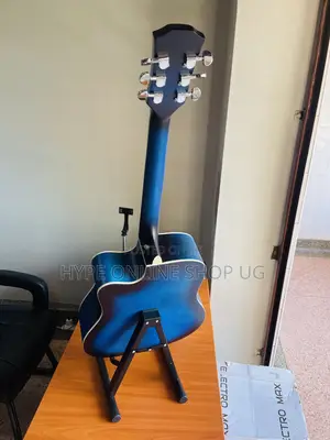 Brandnew Mixed Blue and Black Acoustic Guitar
