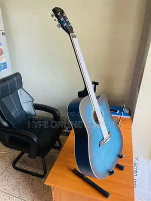 Brandnew Mixed Blue and Black Acoustic Guitar