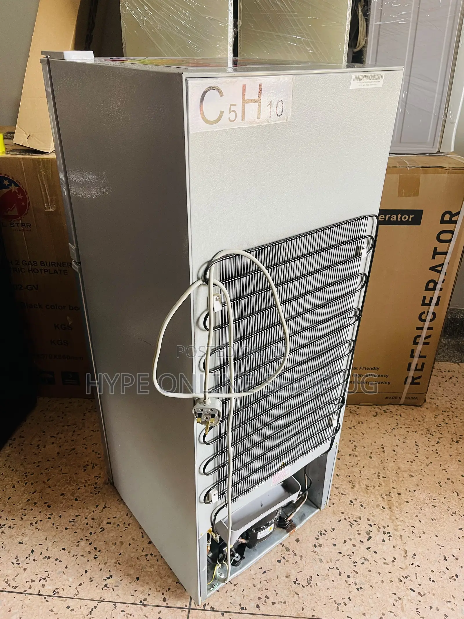 Imported Used Fast Cooling 158l Adh Double-Door Fridge