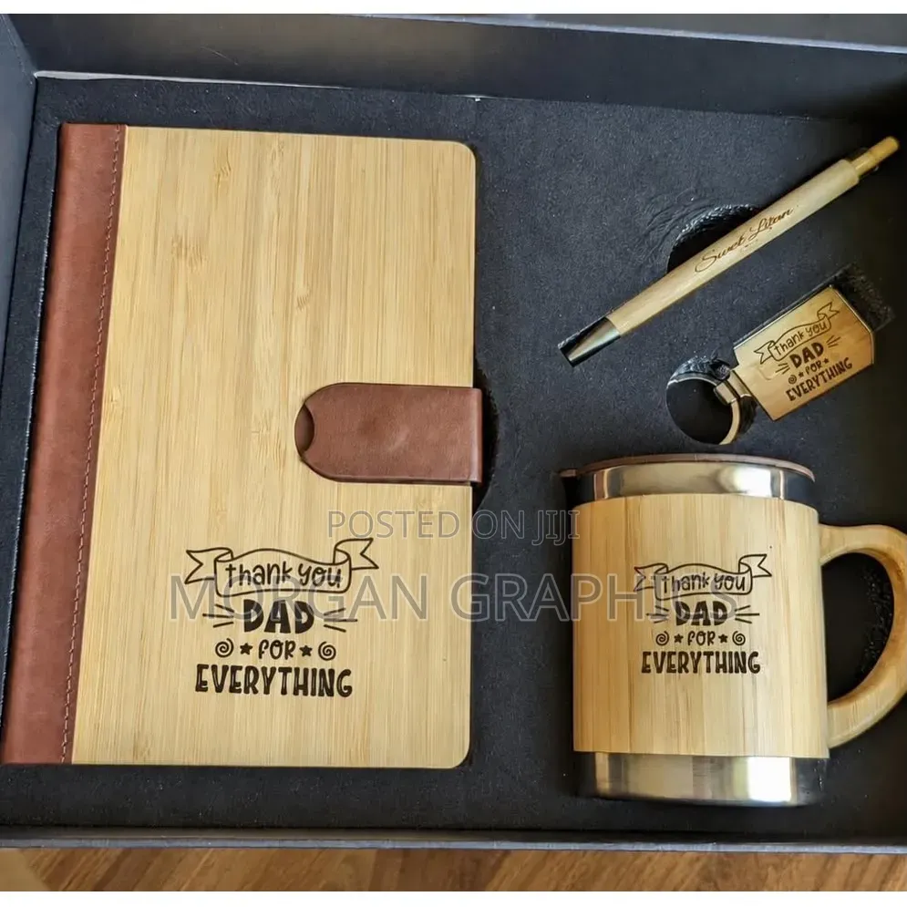 Bamboo Notebook and Gift Set