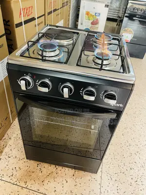 3+1,Spark Imported Used Standing Electric and Gas Cooker
