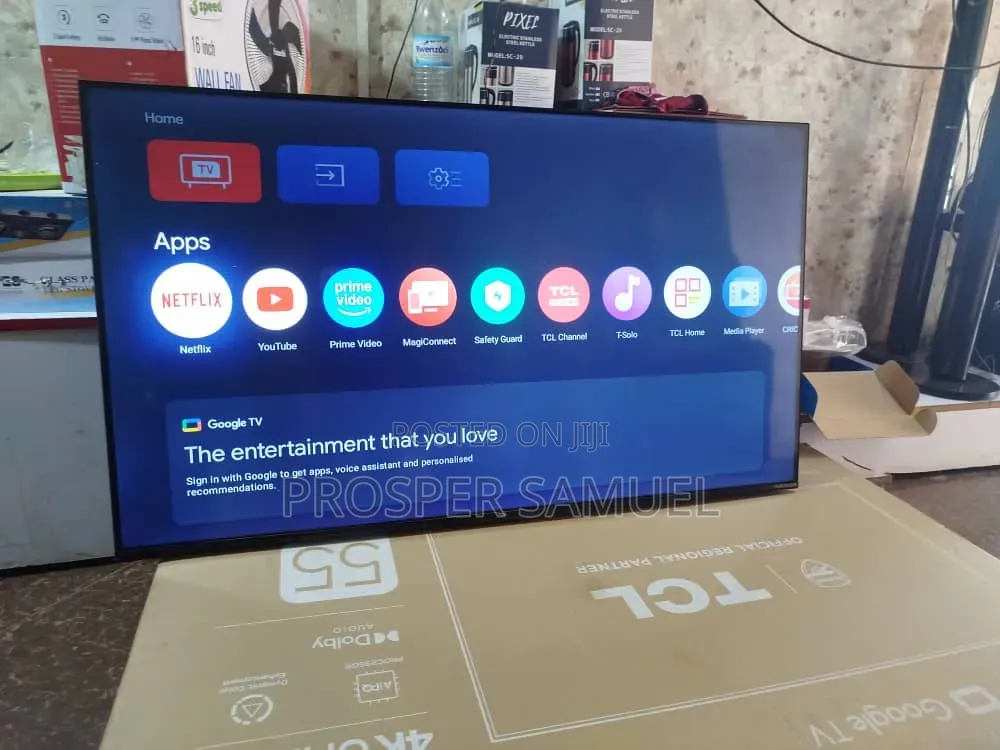 Brand New TCL 55 Inches Frameless Digital Flat Screen